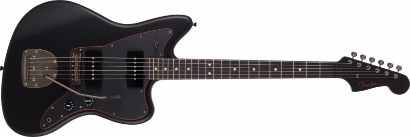 Fender Made in Japan Limited Hybrid II Jazzmaster Noir Rosewood Fingerboard, Black