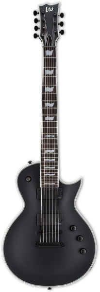 Chitara electrica tip LP cu 7 corzi ESP LTD EC-407 BLKS