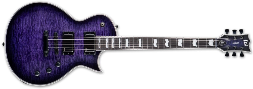 LTD EC-1000 QM STPSB SEE THRU PURPLE SB
