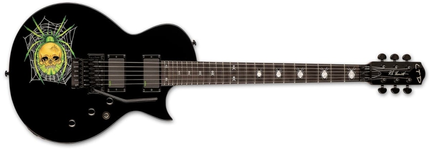 LTD KH-3 SPIDER KIRK HAMMETT SIGNATURE - Incl. Case