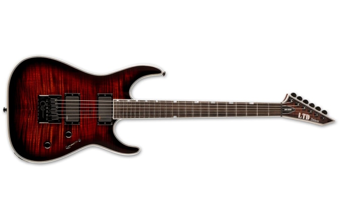 Chitară electrică LTD MH-1000 EVERTUNE DARK BROWN SUNBURST