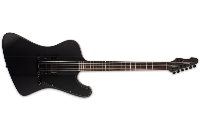 Chitară electrică LTD PHOENIX BLACK METAL BLKS BLACK SATIN