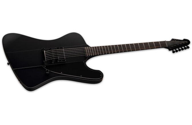 Chitară electrică LTD PHOENIX BLACK METAL BLKS BLACK SATIN