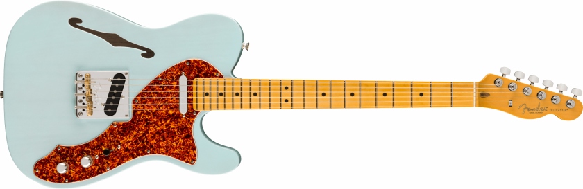 Fender American Professional II Telecaster Thinline Daphne Blue