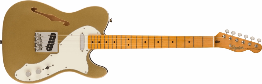 Fender Squier FSR Classic Vibe '60s Telecaster Thinline Maple Fingerboard Parchment Pickguard Aztec Gold