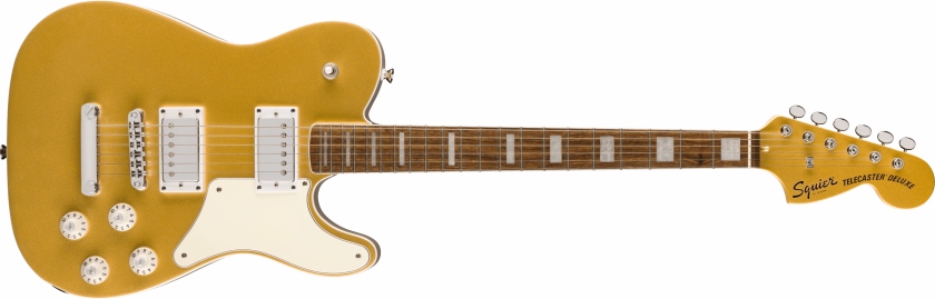 Fender Squier Limited Edition Paranormal Troublemaker Telecaster Deluxe - Aztec Gold