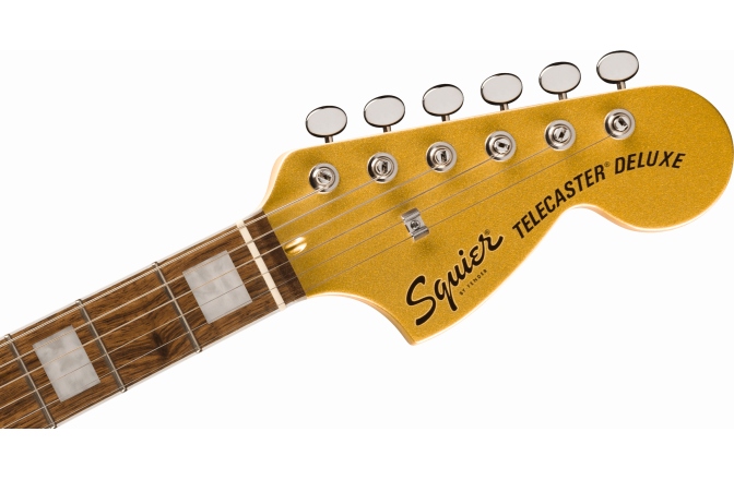Chitară electrică model T Fender Squier Limited Edition Paranormal Troublemaker Telecaster Deluxe - Aztec Gold
