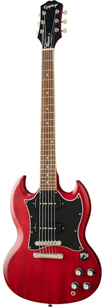 Epiphone SG Classic Worn P-90 - Cherry