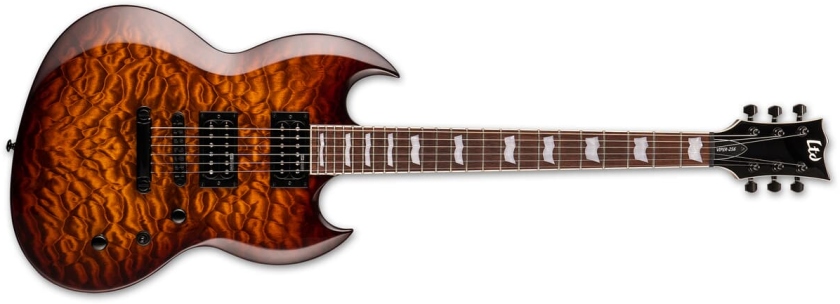 LTD VIPER-256 DBSB DARK BROWN SUNBURST