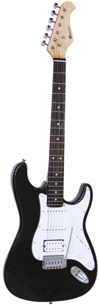 Dimavery ST-312 E-Guitar, black