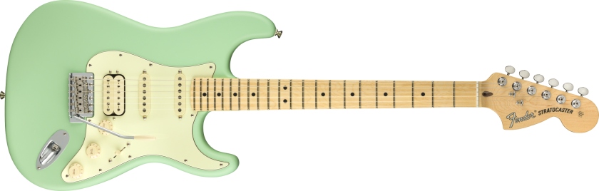 Fender American Performer Stratocaster HS Satin Surf Green