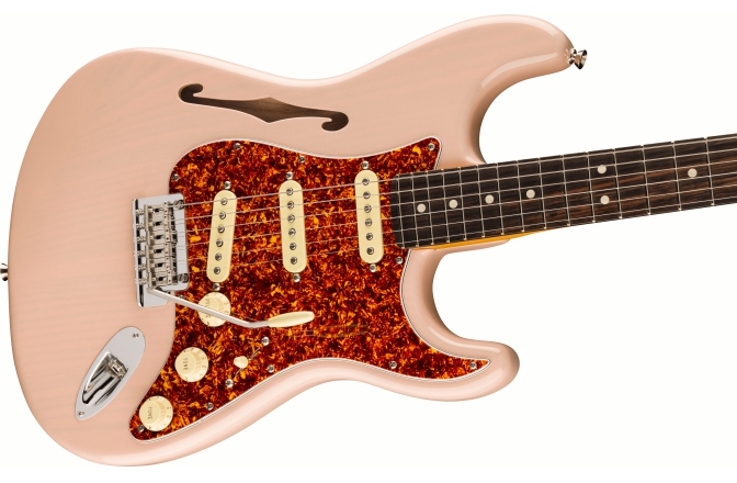 Chitară electrică ST Fender American Professional II Stratocaster Thinline Transparent Shell Pink