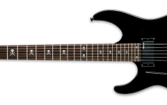 Chitară electrică stangaci LTD KH-202 BLK LH KIRK HAMMETT SIGNATURE