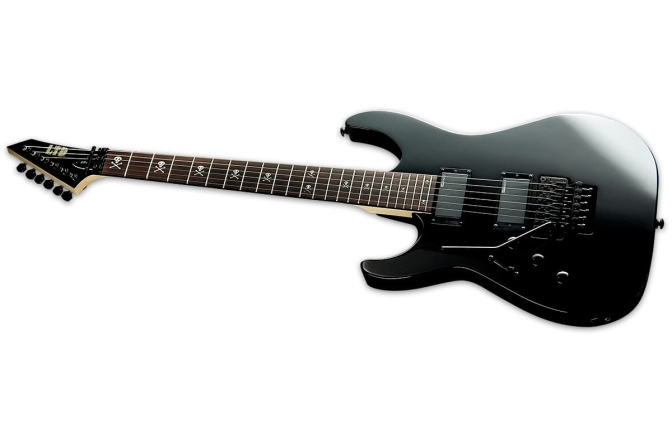 Chitară electrică stangaci LTD KH-202 BLK LH KIRK HAMMETT SIGNATURE