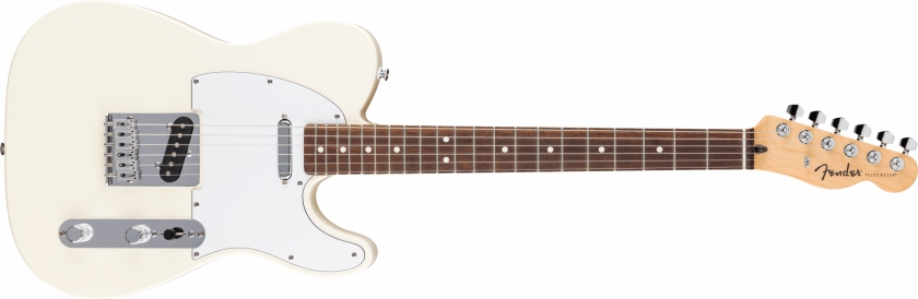 Fender Standard Telecaster Laurel Fingerboard White Pickguard Olympic White