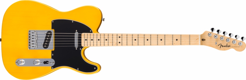 Fender Standard Telecaster Maple Fingerboard Black Pickguard Butterscotch Blonde