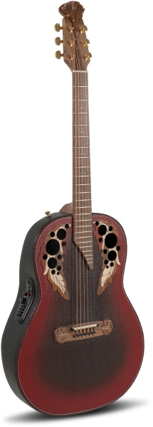 Adamas 1687GT Deep Non-Cutaway Reverse Red Burst