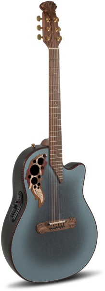 Adamas 2087GT Deep Contour Cutaway Reverse Blue Burst