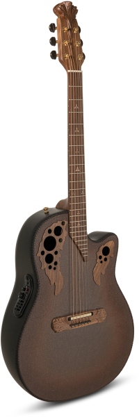 Adamas 2087GT Deep Contour Cutaway Reverse Brown Burst