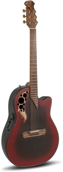 Adamas 2087GT Deep Contour Cutaway Reverse Red Burst
