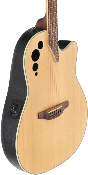 Applause AE44II Mid Cutaway Natural Satin