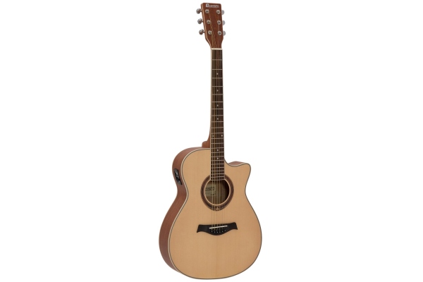 Dimavery AW-420 Western guitar, Sapele, nature