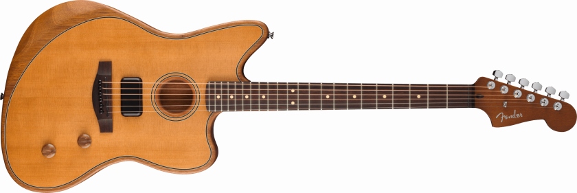 Fender Acoustasonic Standard Jazzmaster Aged Natural