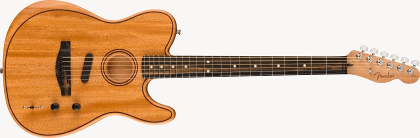 Fender American Acoustasonic All-Mahogany Ebony Natural