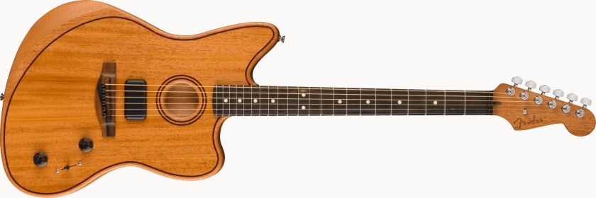 Fender American Acoustasonic Jazzmaster All-Mahogany Natural
