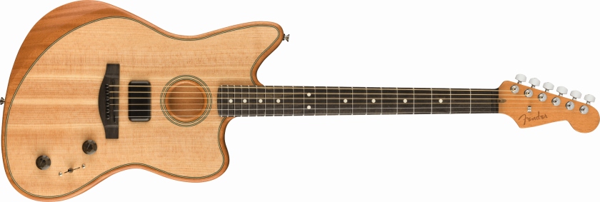 Fender American Acoustasonic Jazzmaster Natural Ebony