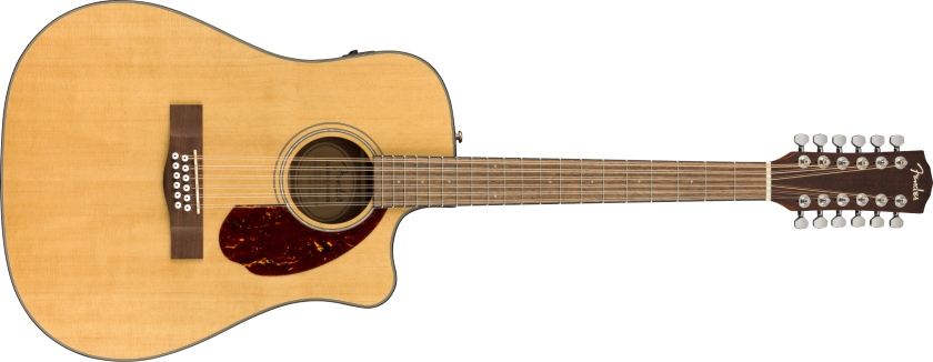 Fender CD-140SCE 12-String Walnut Fingerboard Natural w/Case