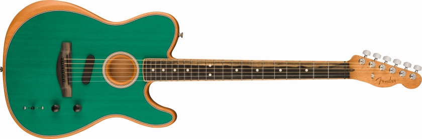 Fender DE American Acoustasonic Telecaster Aqua Teal