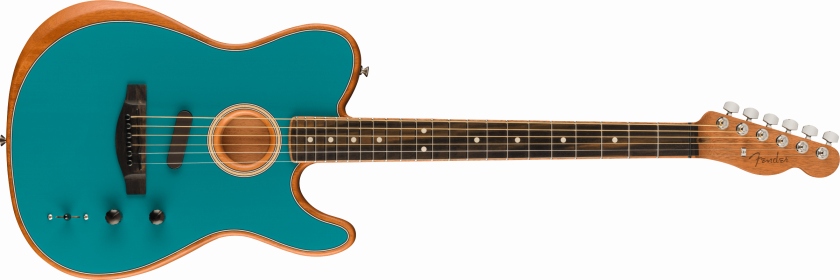 Fender DE American Acoustasonic Telecaster Ocean Turquoise