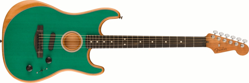 Fender Limited Edition American Acoustasonic Stratocaster - Aqua Teal