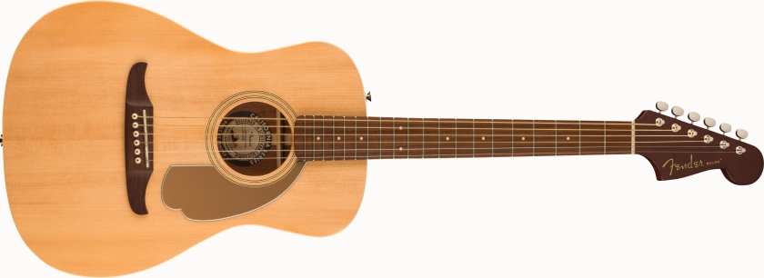 Fender Malibu Player WN, Gold Pickguard, Natural