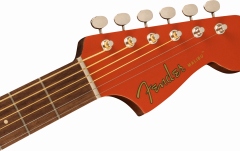 Chitară electro-acustică Fender Malibu Player WN, White Pickguard, Fiesta Red