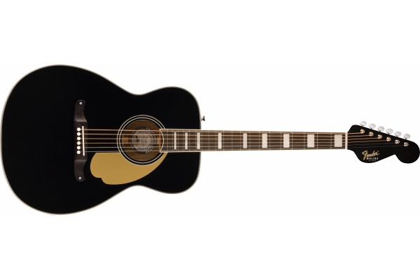 Malibu Vintage, Ovangkol Fingerboard, Gold Pickguard, Black