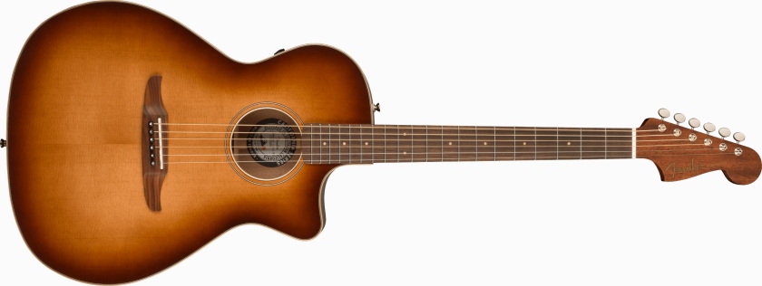 Fender Newporter Classic with Gig Bag Pau Ferro Fingerboard Aged Cognac Burst