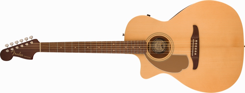 Fender Newporter Player Left-Handed, Walnut Fingerboard, Gold Pickguard, Natural