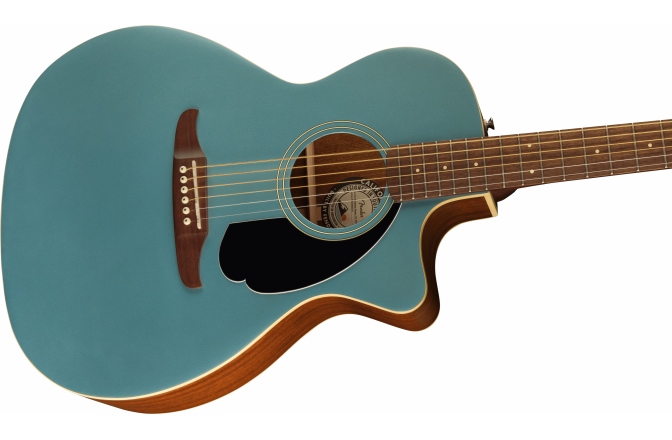 Chitară electro-acustică Fender Newporter Player, Walnut Fingerboard, Black Pickguard, Tidepool