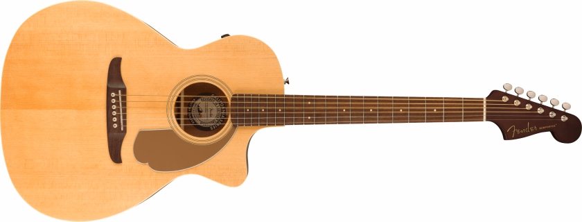 Fender Newporter Player, Walnut Fingerboard, Gold Pickguard, Natural