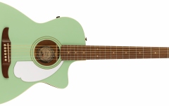 Chitară Electro-Acustică Fender Newporter Player, Walnut Fingerboard, White Pickguard, Surf Green