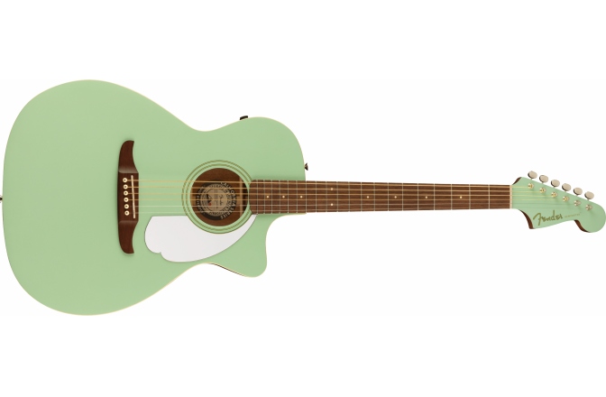 Chitară Electro-Acustică Fender Newporter Player, Walnut Fingerboard, White Pickguard, Surf Green