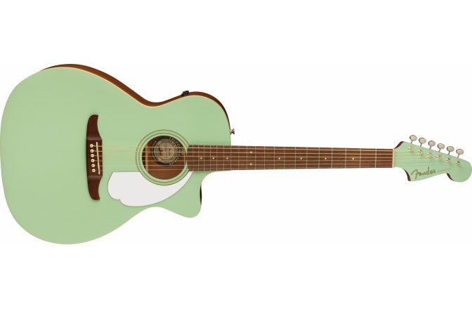 Chitară Electro-Acustică Fender Newporter Player, Walnut Fingerboard, White Pickguard, Surf Green