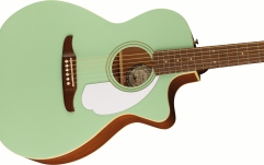 Chitară Electro-Acustică Fender Newporter Player, Walnut Fingerboard, White Pickguard, Surf Green