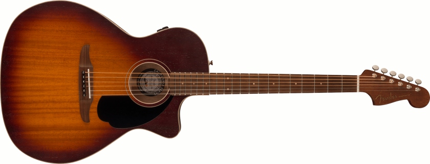 Fender Newporter Special, Pau Ferro Fingerboard, Black Pickguard, Honey Burst