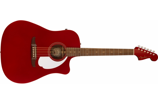 Chitară Electro-Acustică Fender Redondo Player Walnut Fingerboard Candy Apple Red