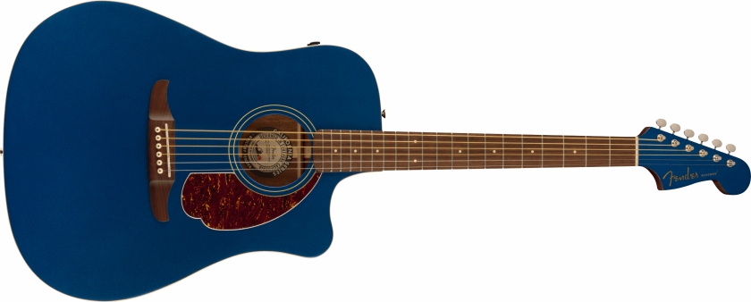 Fender Redondo Player, Walnut Fingerboard, Tortoiseshell Pickguard, Lake Placid Blue