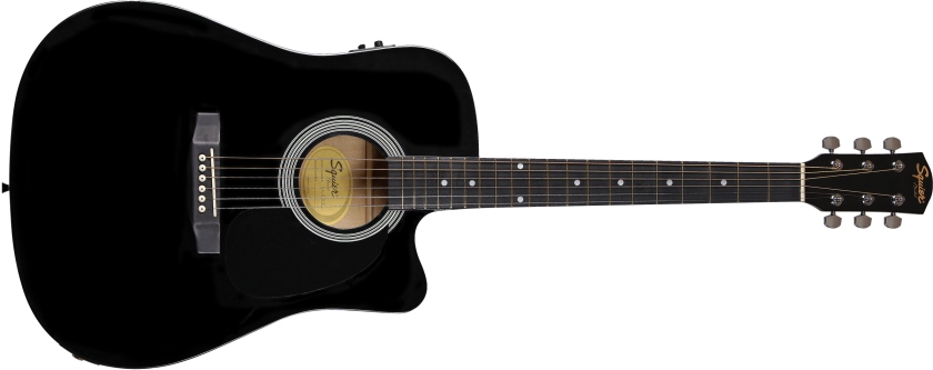 Fender Squier SA-105CE Black