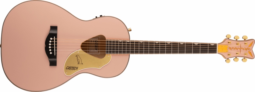 Gretsch Guitars G5021E Rancher™ Penguin™ Parlor Acoustic/Electric Shell Pink